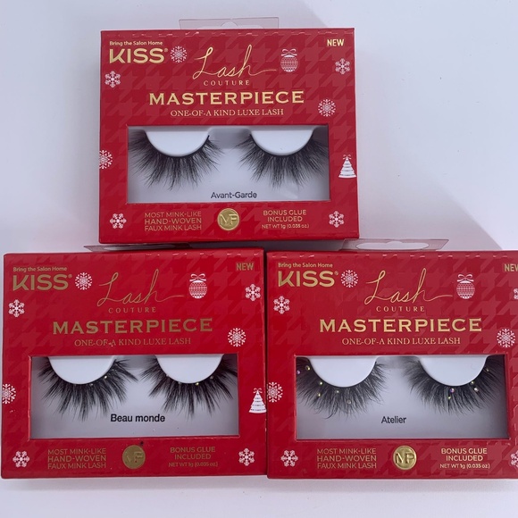 Kiss Eye Lashes Set Of 3 - Picture 1 of 1